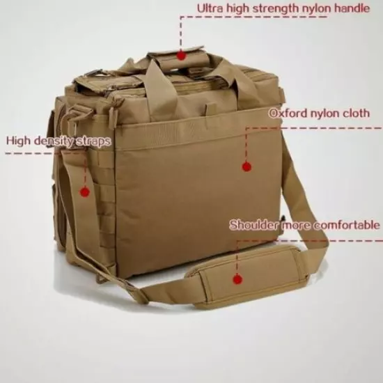 Tactical Camouflage Waterproof Oxford Cloth Outdoor Shoulder Hiking Back Army Fa