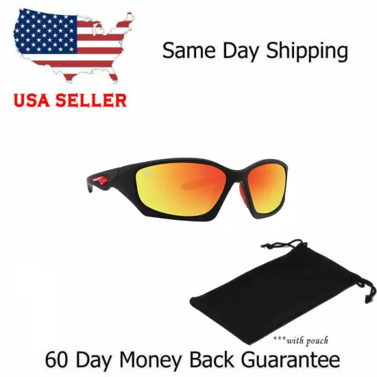 New Men Sport Sunglasses Outdoor Mirror Wrap Around Driving Eyewear Glasses Us