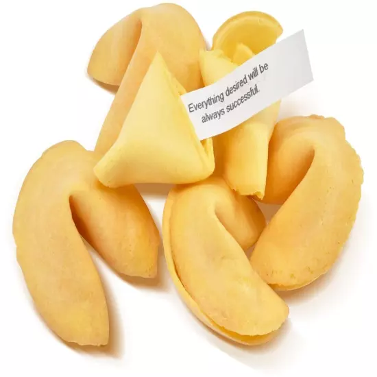 Fortune Cookies, Fortune Cookies Individually Wrapped Bulk, Approx 25 Cookies, I