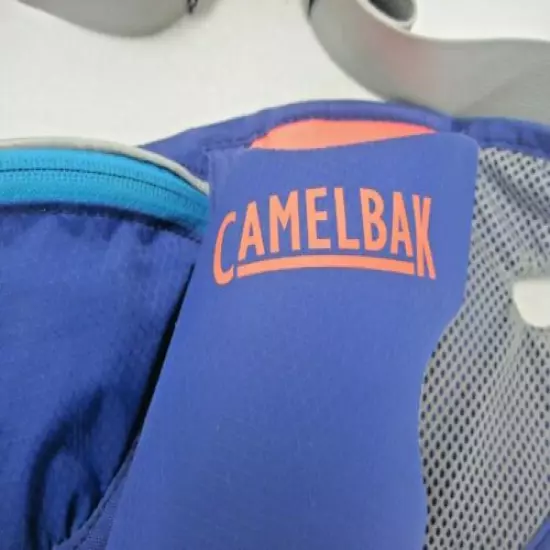 CAMELBAK HYDRATION WAIST BELT FANNY PACK BLUE ORANGE ADJUSTABLE STRAP HIKING