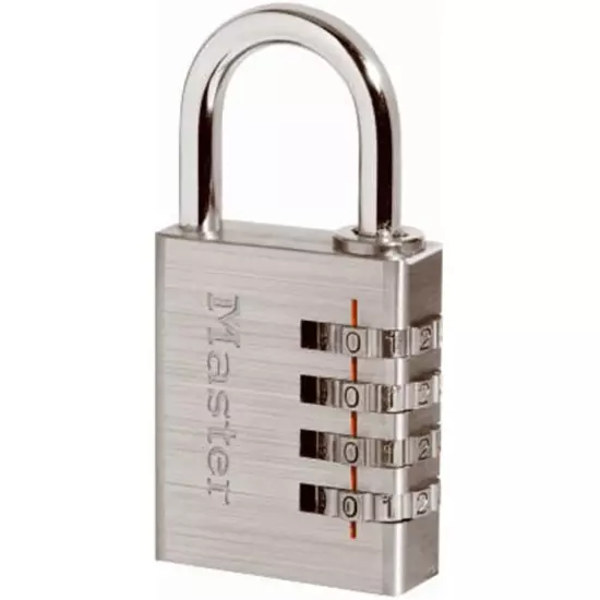 643D 1.56 In. Aluminum Luggage Combination Lock