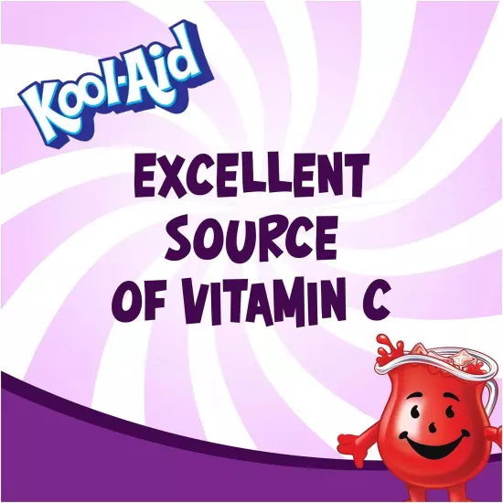 Kool-aid Grape Mix 19 Oz Container (2 Pack)