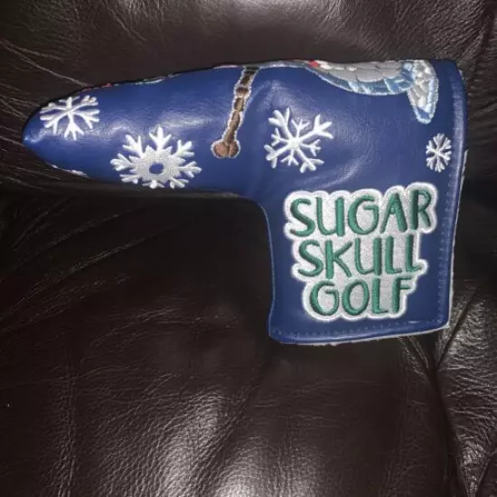 Sugar Skull Golf SSG 2021 Christmas Snowman limited putter Headcover