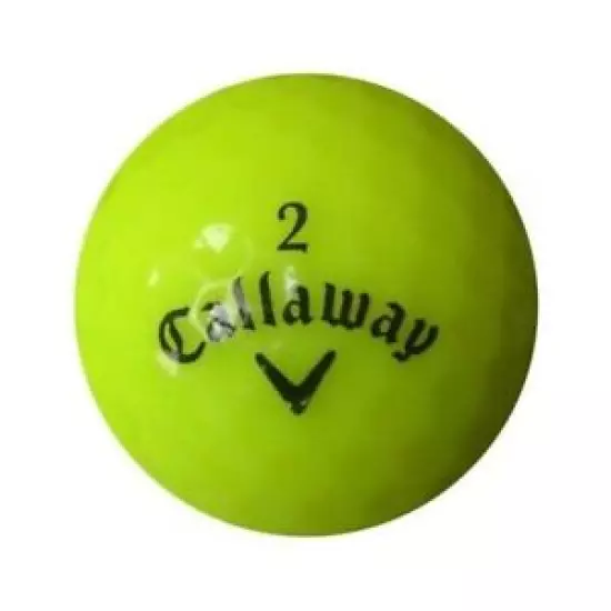 60 Near Mint Callaway HOT Golf Balls - FREE SHIPPING - AAAA (8 Yellow)