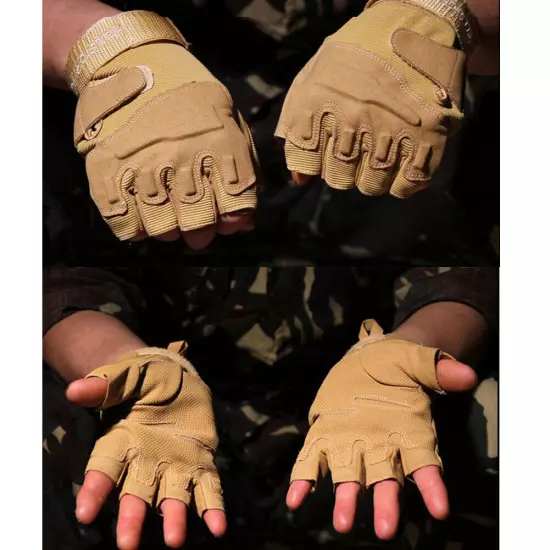 Tactical Half Finger Gloves Military Shooting Gloves Outdoor Sport Gloves