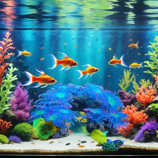 Artificial Silicone Coral Reef Aquarium Fish Tank Ornament Landscapin Home Deco'