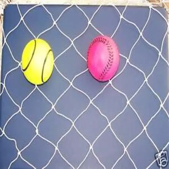 50' Long X 40' Deep BASEBALL SOFTBALL BARRIER NETTING 2"-NYLON #15 TEST 160 Lb