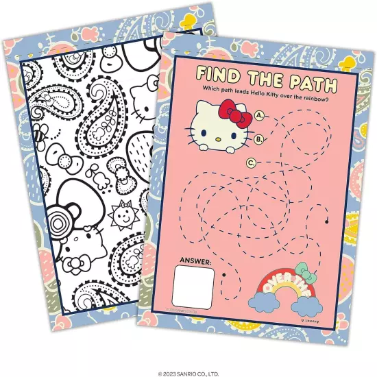 Hello Kitty 32 Page Puffy Sticker Activity Pad, Bendon 57976 Multicolor 