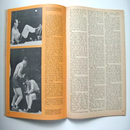 BOXING ILLUSTRATED/WRESTLING NEWS 8/64 WILLIE PEP! DANNY HODGE! LITTLE CLOUD!