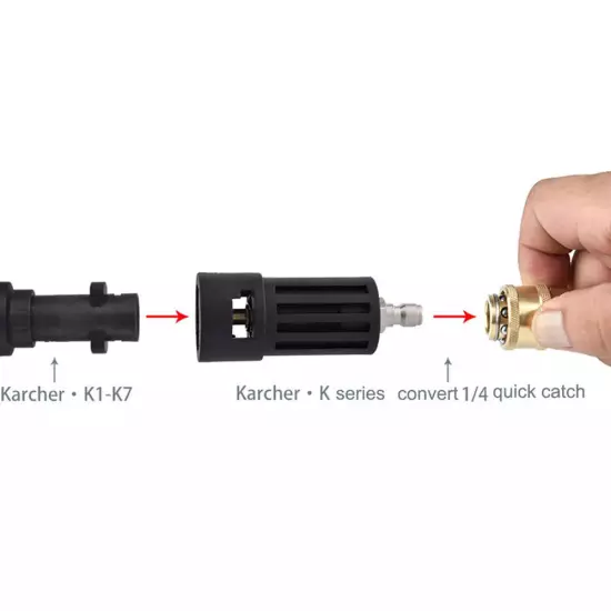 Adapter for Karcher K2~K7 series Quick Release Pressure Washer Spray Head 1PCS