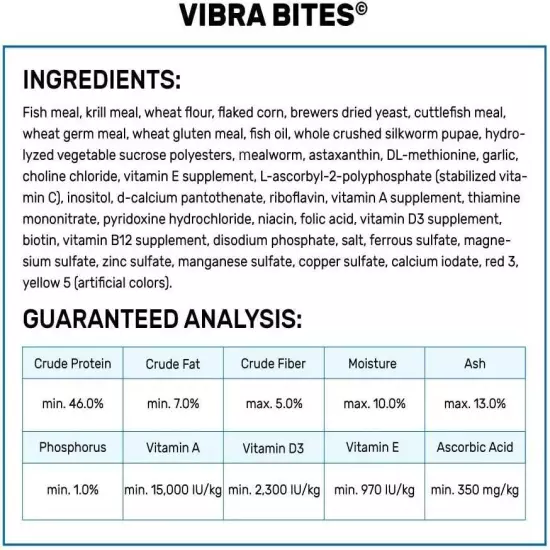 Hikari Vibra Bites, fish flavor (9.8oz), Red