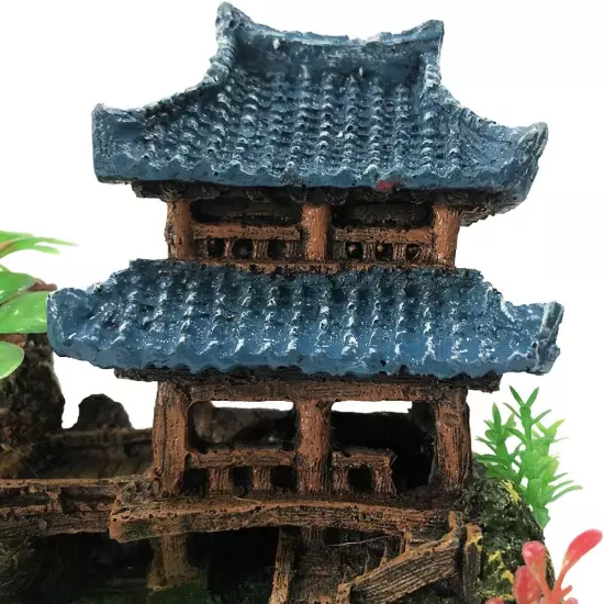 Aquarium Classical Resin Castle Decorations - Fish Tank Realistic Details Castle