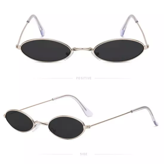 Small Frame Accessories Oval Sunglasses Vintage Shades Sun Glasses Eyeglasses