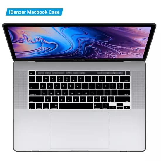 IBENZER Hard Shell Case for 2020 2019 MacBook Pro 16-inch A2141 + Keyboard Cover