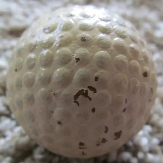 VINTAGE BRAMBLE GOLF BALL-SILVER KING WITH LARGER BUMPS-REPAINTED CIRCA 1934