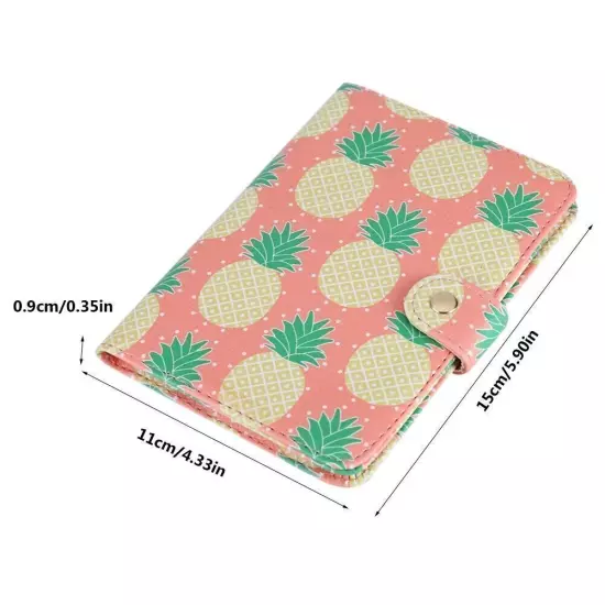 Cute Printing PU Leather Passport Holder Protection Cover ID Credit Cards Case 1