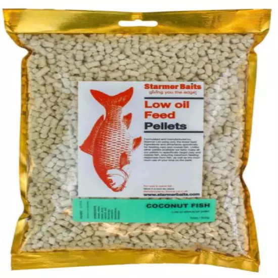 Coconut fish pellets for carp and coarse fishing all season 5mm