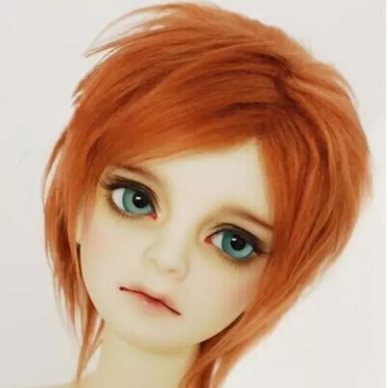 Handmade Toy 1/12 1/8 1/6 1/3 1/4 Doll Wig BJD/SD Doll Props Short Hair 1 Pcs