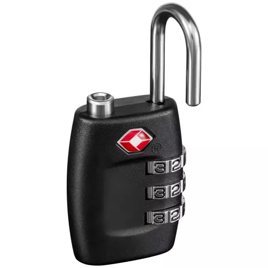 4x TSA Approved Luggage Lock Travel 3 Digit Combination Suitcase Padlock Reset