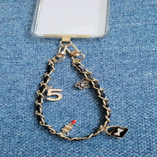 Charm wrist chain for phone