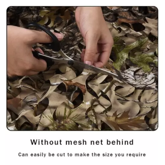 Camouflage Net Camo Netting,Bulk Roll Sunshade Mesh Nets for Hunting Blind Party