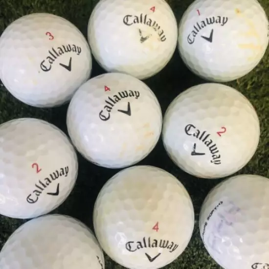 36 AAA Callaway Chrome Soft / X Mix Used Golf Balls (3A) FREE SHIPPING