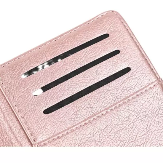 Slim Leather Travel Passport Wallet Holder RFID Blocking ID Card Case Cover