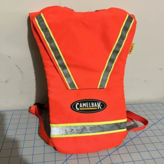 Camelbak Hydration pack HIVIZ Color: Bright Orange with Yellow Accent - As is 