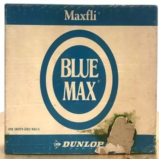 Box of 11 New Vintage Dunlop Maxfli BLUE MAX Golf Balls 2,3,4,6 Surlyn Cover