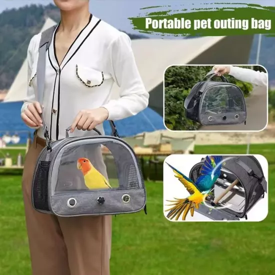 Bird Carrier Bird Cage Accessories Hamster Collapsible Bag Pet Carrier Bag