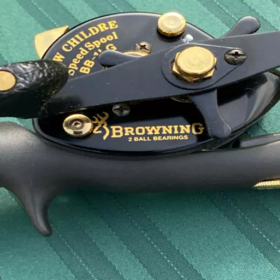 Browning Lew Childre speed spool reel BB-1LG & Lews SIC graphite speed stick G-6