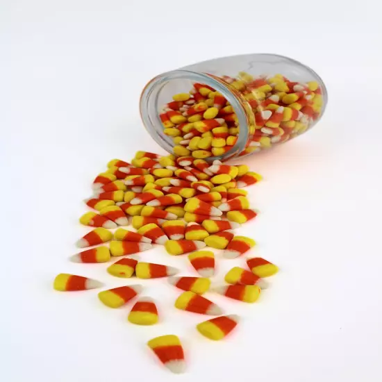 Candy Corn Mix with Real Honey, Fall Harvest - 1 Pound by Queen City Candy