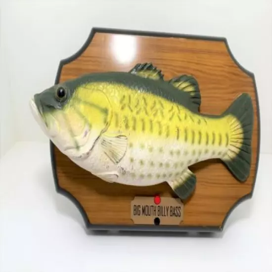 Big Mouth Billy Bass Singing Fish Gemmy Original Vintage 1999 Tested WORKS