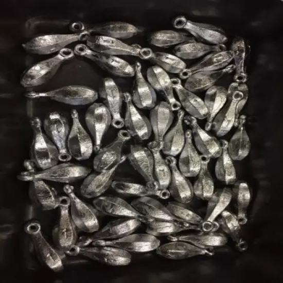 Lead Bank Sinkers 60lb 1-11/2-2-21/2-3-4-5-6-8Oz Any Combination Of Sizes