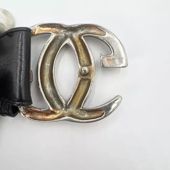 Very popular GUCCI belt leather GG logo buckle gold hardware