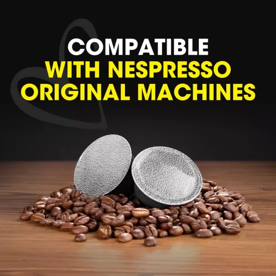 Pods Compatible with Nespresso Original Machines, Italian Expresso Capsules (...