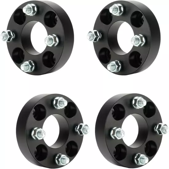 4pcs 1.5 inch (38.1mm) 4x4 ATV Wheel Spacers with 62mm Bore, 1/2" x20 Studs for