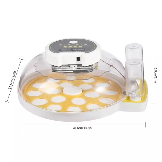 70W Intelligent Incubator 18 Egg Incubator With Automatic Rotation For Home