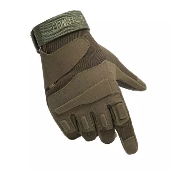 Tactical Full Finger Gloves Army Military Combat Hunting Shooting Sniper Mittens