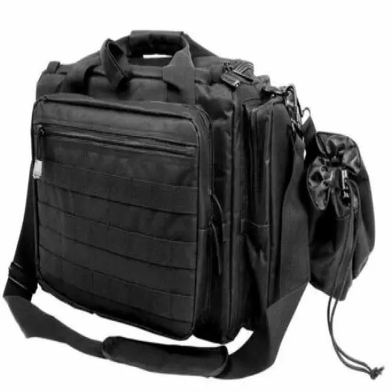 VISM Competition Range Bag Tactical Shooting Range Pistol Bag Hunting BLACK