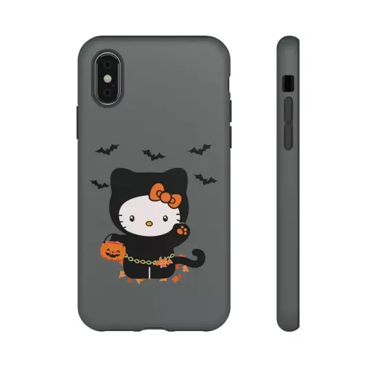 HALLOWEEN HELLO KITTY Phone Case, iPhone and Samsung Glossy Tough Phone Cases