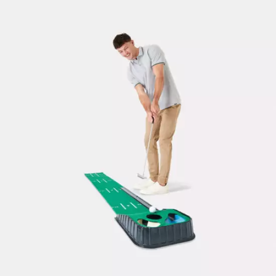 Golf Putting Mat with Ball Return, Portable, practice anywhere, anytime.