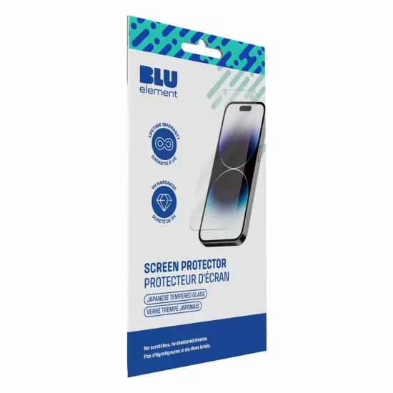 Blu Element Tempered Glass Screen Protector for iPhone 16 Plus/15 Plus Screen