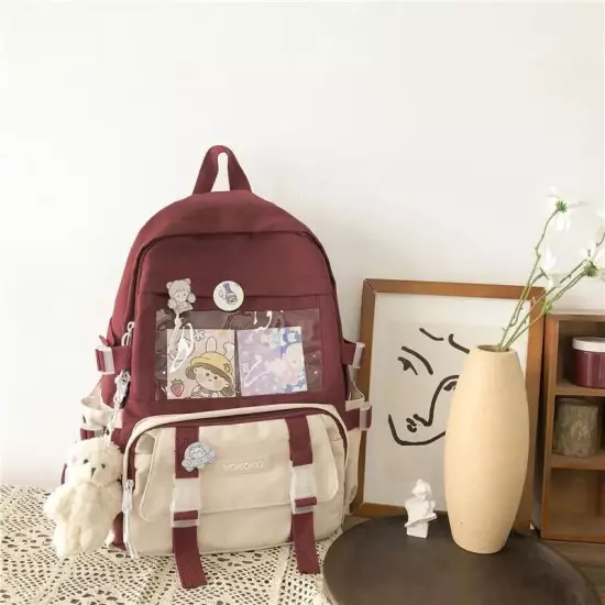 Women Backpack School Bag Teenager Girl Student Bookbag Laptop Travel Bagpack