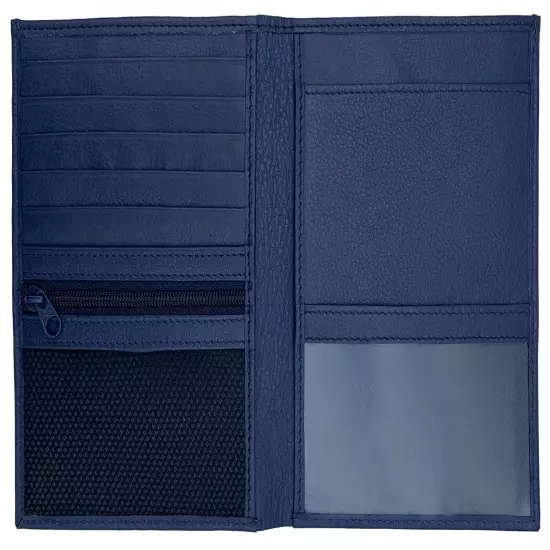 RFID Blocking Genuine Leather Travel Passport Wallet Holder