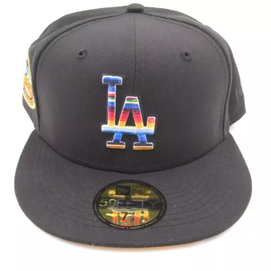 New Era 59Fifty LA Dodgers 50th Anniversary Stadium Trucker Fit Hat Sz 7 3/4