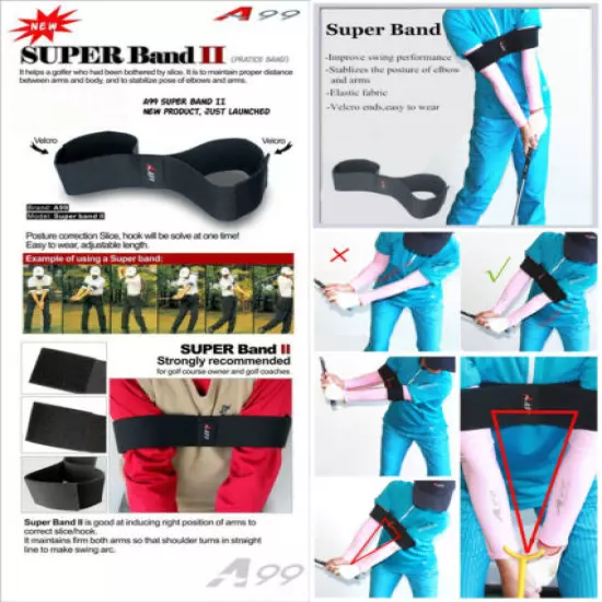 A99 Golf Super Band II Regular + Wrist Corrector