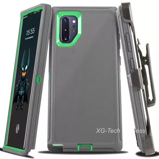 For Galaxy Note 10 10+ Plus Case Cover Shockproof Series Fits Defender Belt Clip