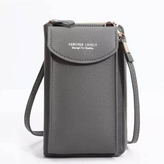 Cellphone Shoulder Bag Women PU Crossbody Bag Handbag Card Holder Bag