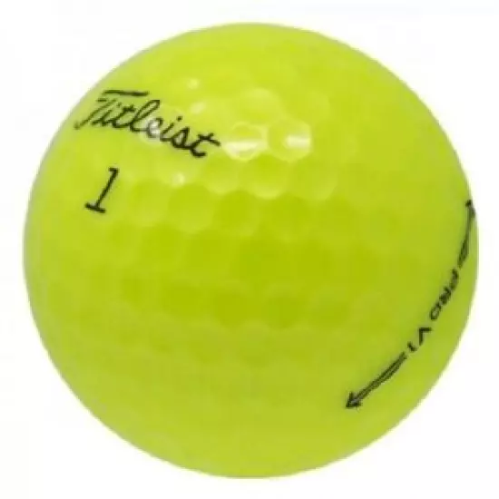 12 Titleist Pro V1 Yellow 2021 Used Golf Balls AAAAA Mint